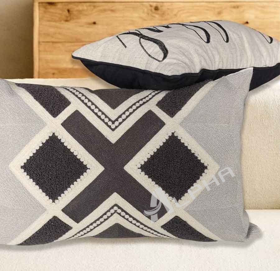 Small Decorative Oblong Throw Pillow Covers Boho 12"x 20"
