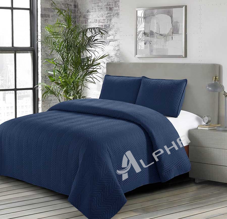 Capric Navy Quilt Sets