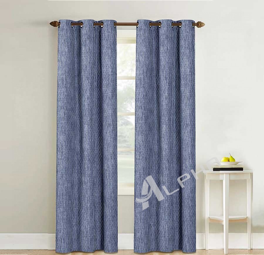 Lachlad-Blue Blackout Curtain Panels Pair