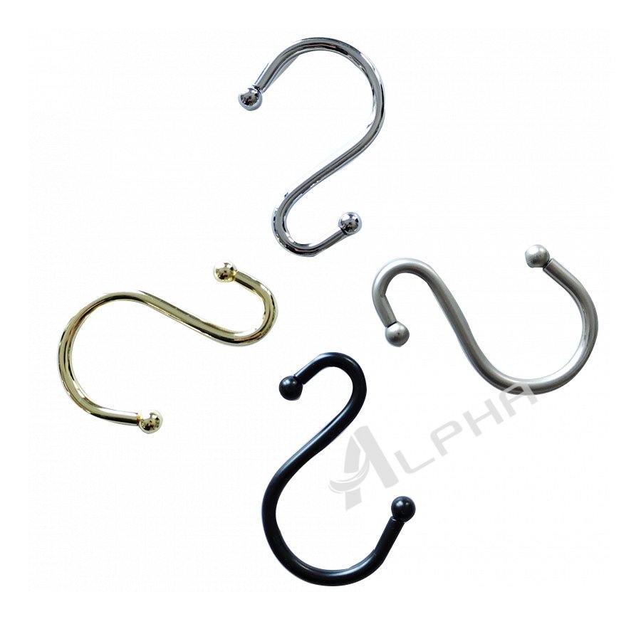Stainless steel corrosion-resistant metal shower curtain hook ring