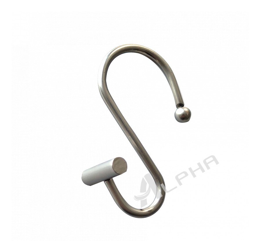 Stainless steel corrosion-resistant metal shower curtain hook ring